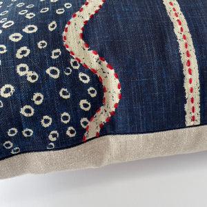 William Yeoward Jasham Indigo Cushion