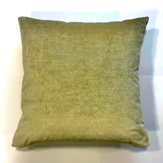 Olive Green Velvet Cushion